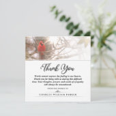 （鳥）ショウジョウコウカンチョウインツリースクエア葬儀サンキューカード サンキューカード (スタンド正面)