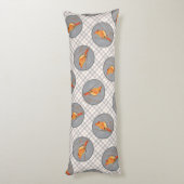 (鳥)ショウジョウコウカンチョウウィンターブランチ絵を描ズオリジナルバードアート ボディピロー (裏面 (縦))