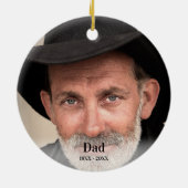 （鳥）ショウジョウコウカンチョウエンジェルズリパーソナライズされたメンブランスフォトサー セラミックオーナメント (裏面)