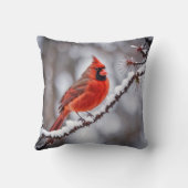 (鳥)ショウジョウコウカンチョウオンウィンターブランチ クッション (裏面)