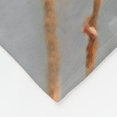 （鳥）ショウジョウコウカンチョウオン枝絵画の – オリジナルバードアート フリースブランケット (角)