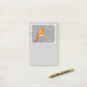 （鳥）ショウジョウコウカンチョウオン枝絵画の – オリジナルバードアート ポストイット (デスク上)