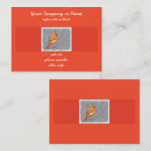 （鳥）ショウジョウコウカンチョウオン枝絵画の – オリジナルバードアート 名刺 (正面/裏面)