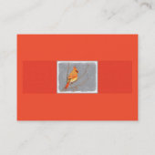 （鳥）ショウジョウコウカンチョウオン枝絵画の – オリジナルバードアート 名刺 (裏面)