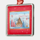 （鳥）ショウジョウコウカンチョウオン横カスタマイズ メタルオーナメント (左)