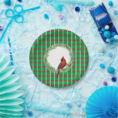 （鳥）ショウジョウコウカンチョウオンAリース紙プレート ペーパープレート (パーティー)