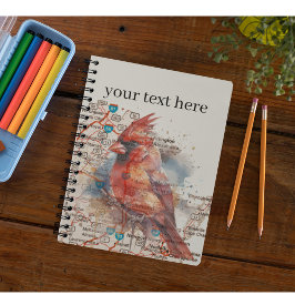 （鳥）ショウジョウコウカンチョウオンVirginia Road Mapカスタマイズ可能 ノートブック