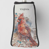 (鳥)ショウジョウコウカンチョウオンVirginia Road Map ゴルフヘッドカバー (回転90)