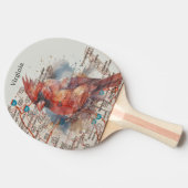（鳥）ショウジョウコウカンチョウオンVirginia Road Map 卓球ラケット (横)