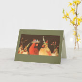 （鳥）ショウジョウコウカンチョウカード カード (黄色い花)