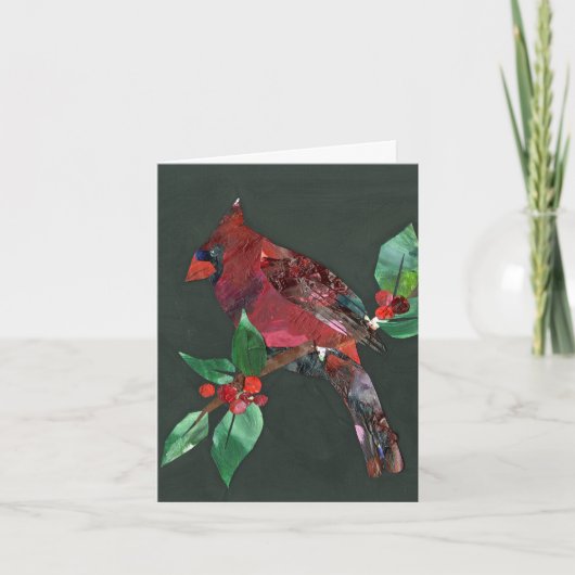 （鳥）ショウジョウコウカンチョウカード サンキューカード (正面)