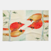 （鳥）ショウジョウコウカンチョウキッチンタオル キッチンタオル (横)