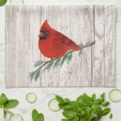 （鳥）ショウジョウコウカンチョウキッチンタオル キッチンタオル (折り畳み)