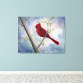 (鳥)ショウジョウコウカンチョウキャンバスプリント キャンバスプリント (インサイチュ (ウッドフロア))