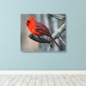 （鳥）ショウジョウコウカンチョウキャンバス印刷 キャンバスプリント (インサイチュ (ウッドフロア))