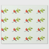 （鳥）ショウジョウコウカンチョウクラシックソンバードギフトラッピング紙 ラッピングペーパー (フラット)