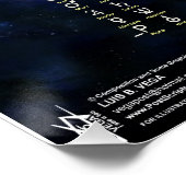 （鳥）ショウジョウコウカンチョウクロス・オブ・コスモス ポスター (コーナー)