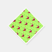 (鳥)ショウジョウコウカンチョウクールクリスマスパーティーカクテルナプキンス スタンダードカクテルナプキン (角)