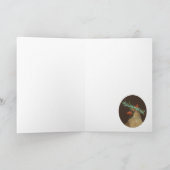 (鳥)ショウジョウコウカンチョウグリーティングカードをクラリッサ カード (内部)