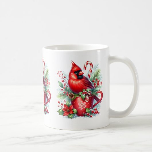 (鳥)ショウジョウコウカンチョウコーヒーマグ コーヒーマグカップ (右)