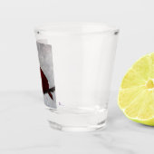 （鳥）ショウジョウコウカンチョウショットガラス ショットグラス (右)