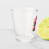 （鳥）ショウジョウコウカンチョウショットガラス ショットグラス (左)