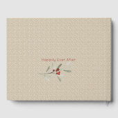 (鳥)ショウジョウコウカンチョウシンプルクリスマスとの結婚冬 ゲストブック (裏面)