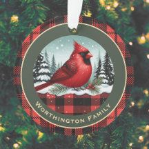 （鳥）ショウジョウコウカンチョウスノーnバッファロープレイドファミリー名モノグラム