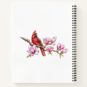 （鳥）ショウジョウコウカンチョウスパイラルノートブック ノートブック (裏面)