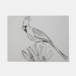 （鳥）ショウジョウコウカンチョウドアマット ドアマット