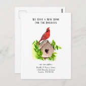 （鳥）ショウジョウコウカンチョウニューホーム休暇の移動 ポストカード (正面/裏面)