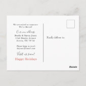 （鳥）ショウジョウコウカンチョウニューホーム休暇の移動 ポストカード (裏面)