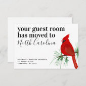 (鳥)ショウジョウコウカンチョウノースカロライナ州の最新情報 ノートカード (正面/裏面)