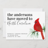 （鳥）ショウジョウコウカンチョウノースカロライナ州の最新情報 案内状 (正面)