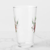 (鳥)ショウジョウコウカンチョウハートガラスタンブラー タンブラーグラス (左)