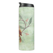 (鳥)ショウジョウコウカンチョウハート温度タンブラー タンブラー (回転右)