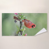 （鳥）ショウジョウコウカンチョウバスタオル バスタオル (バスタオル)