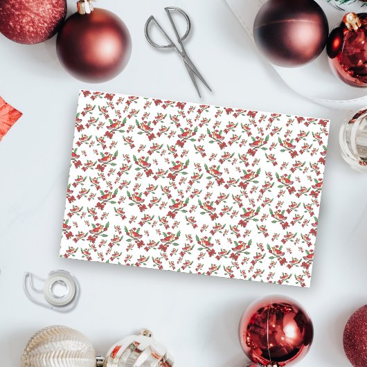 （鳥）ショウジョウコウカンチョウバードインサンタハット 薄葉紙