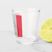 （鳥）ショウジョウコウカンチョウバードショットガラス ショットグラス (右)