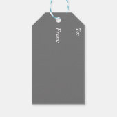 （鳥）ショウジョウコウカンチョウバードスカーフ&ハットin雪のクリスマス ギフトタグ (裏面)