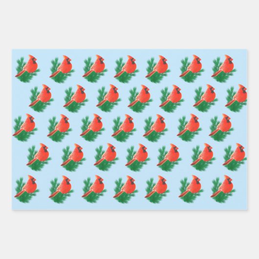 （鳥）ショウジョウコウカンチョウバード牡丹の花とゴールデン水玉模様 ラッピングペーパーシート (正面)