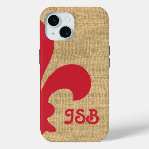 （鳥）ショウジョウコウカンチョウパリジャンムードフルーアデライスモノグラム iPhone 15ケース