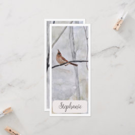 （鳥）ショウジョウコウカンチョウパーソナライズされたジャイアントブックマーク