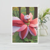 (鳥)ショウジョウコウカンチョウビークリスマス シーズンカード (スタンド正面)