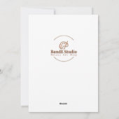 (鳥)ショウジョウコウカンチョウビークリスマス シーズンカード (裏面)