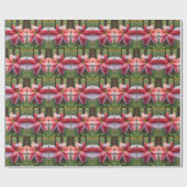 （鳥）ショウジョウコウカンチョウビークリスマス ラッピングペーパー (フラット)