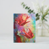 (鳥)ショウジョウコウカンチョウフライト.jpg ポストカード (スタンド正面)