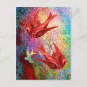 (鳥)ショウジョウコウカンチョウフライト.jpg ポストカード (正面)