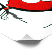 （鳥）ショウジョウコウカンチョウプリント フォトプリント            (角)