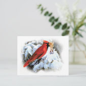 （鳥）ショウジョウコウカンチョウホリディポストカード シーズンポストカード (スタンド正面)